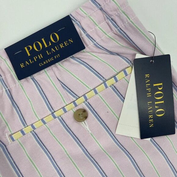Polo Ralph Lauren Large Classic Fit 5" Prepster Elastic Waist Chino Shorts Multi - Picture 10 of 11